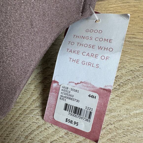 Livi Active Front-Close No-Wire Sports Bra Sparrow 44H NEW - Picture 5 of 10